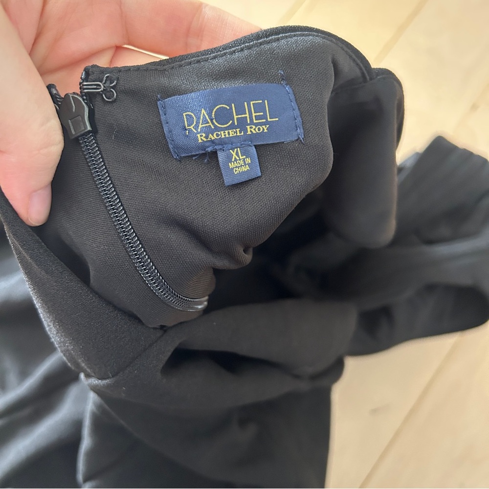 Rachel Roy Black Crossover Neck Jumpsuit - Picture 6 of 6